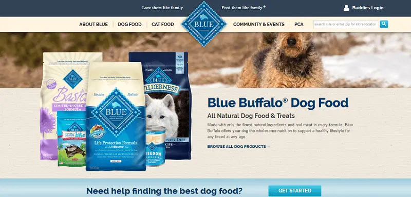 blue buffalo large breed puppy food
